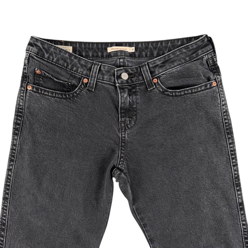 Levi's Premium Jeans‎ Womens 31 Black Noughties Bootcut Denim Water Less Stretch - Picture 2 of 14